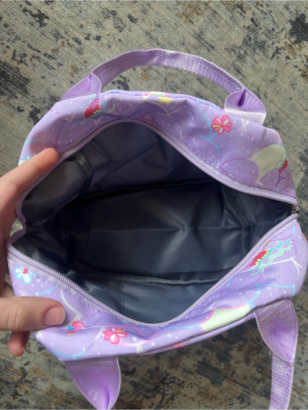 Disney Purple Stitch Tote Bag *see last pictures for size reference* ton of room - Picture 3 of 4